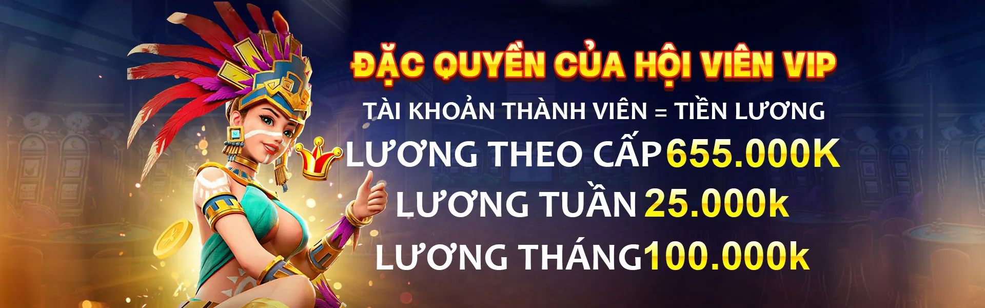Hình ảnh tổng quan các chương trình khuyến mãi hấp dẫn tại Sòng Bạc mcw7733